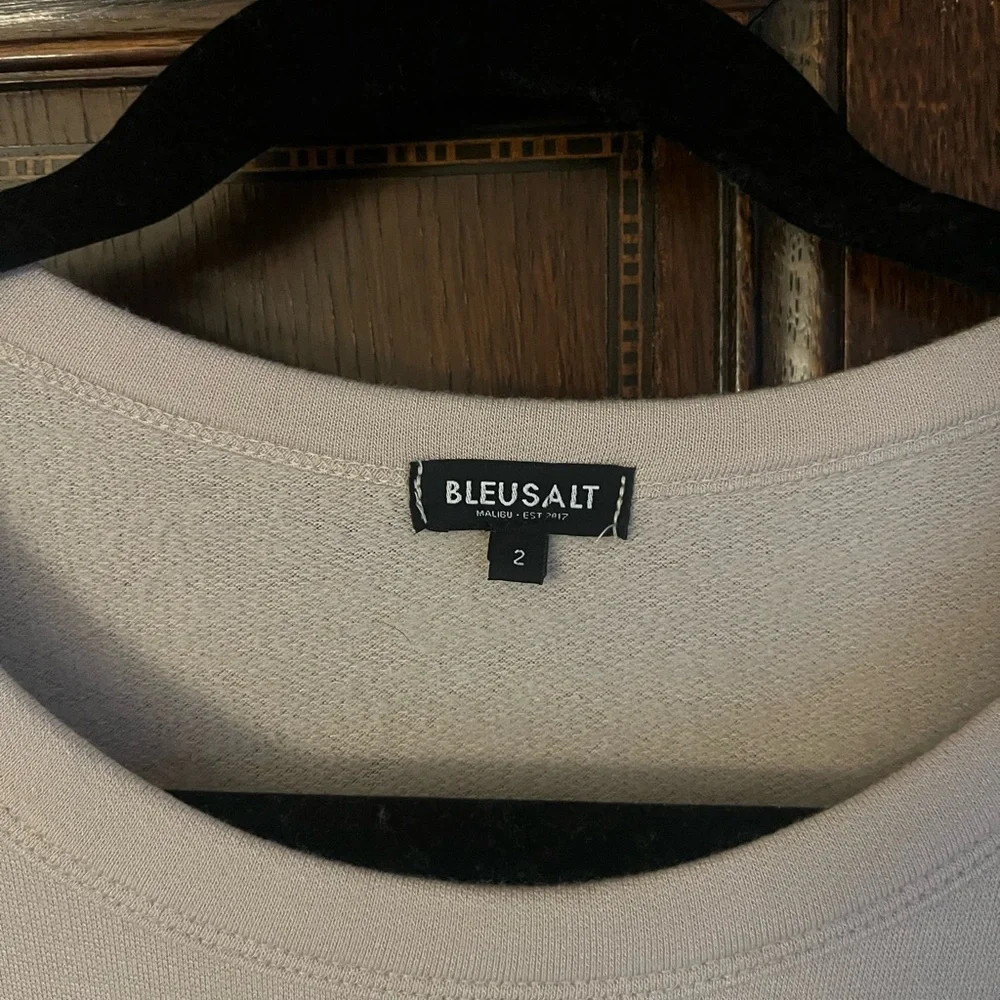 BLEUSALT Dress- The Long Sleeve Crew Dress NWOT - Picture 4 of 7